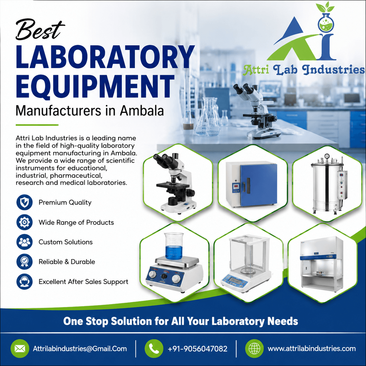 Best Laboratory Equipment Manufacturers in Ambala 