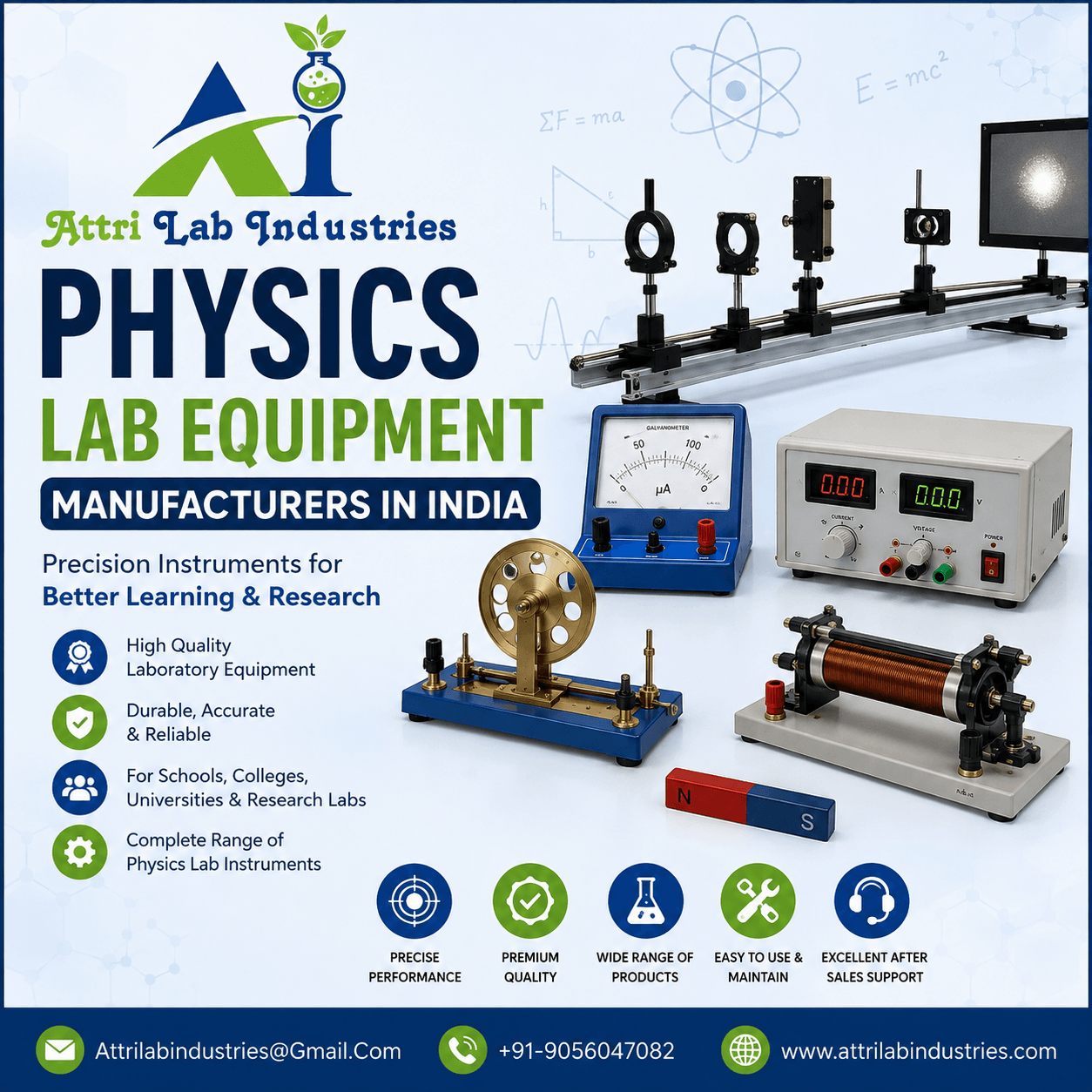 Physics Lab Equipment Manufacturers in India