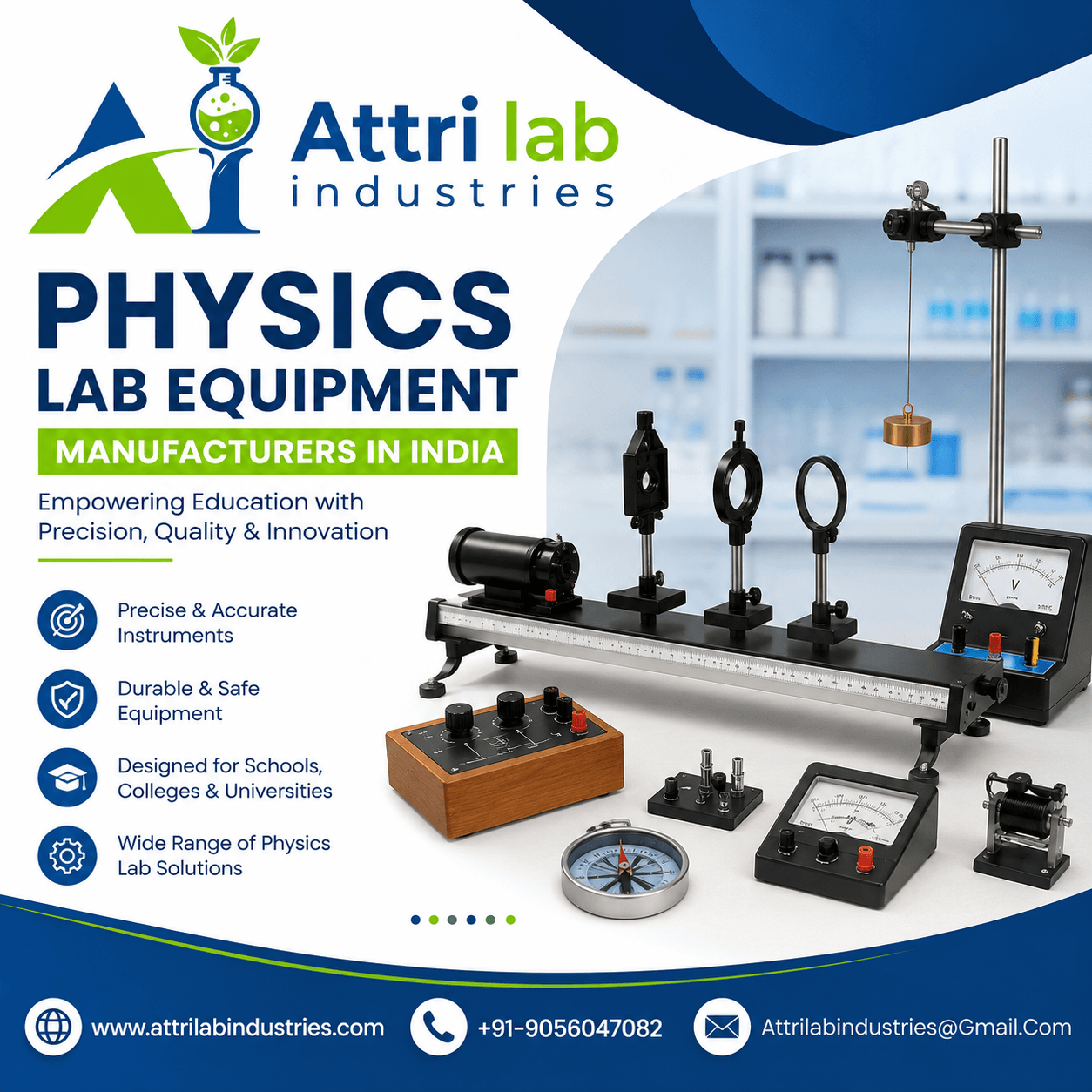 Physics Lab Equipment Manufacturers in India